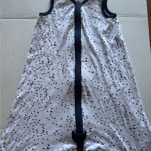 Burt's Bees Black and White Starry Kids Sleep Sack
